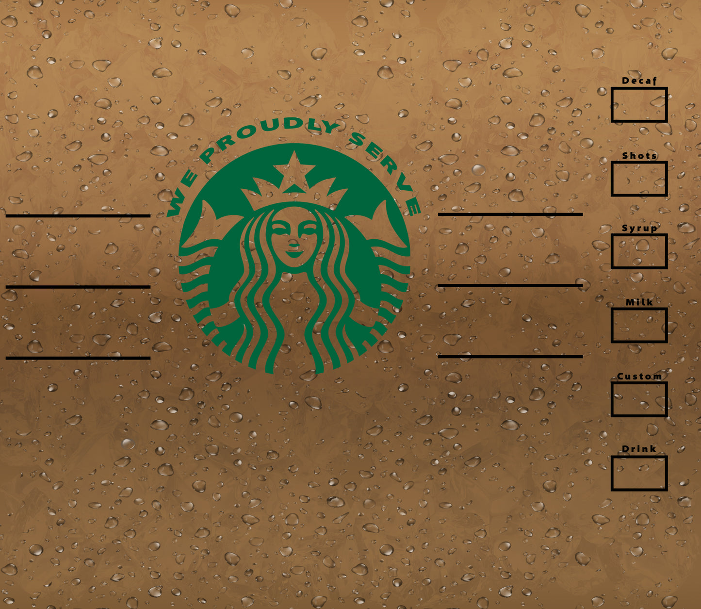 Starbucks Iced Coffee Wine Tumbler