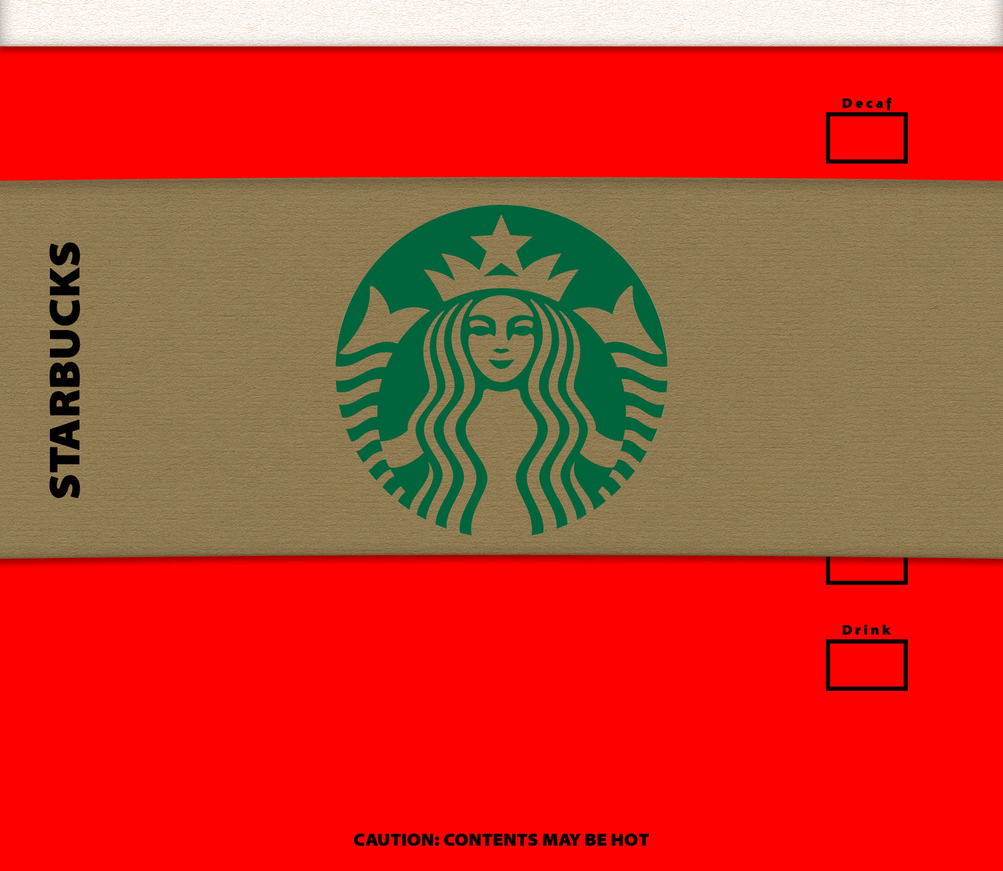 Starbucks Red Cup With Sleeve Wine Tumbler