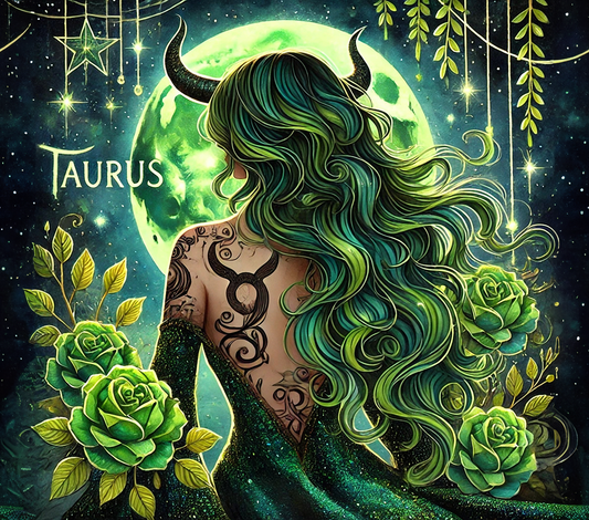 Taurus Woman Wine Tumbler