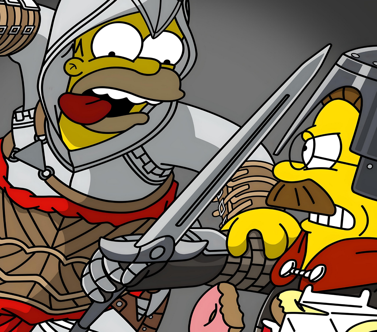 The Simpsons Fight Kids Tumbler