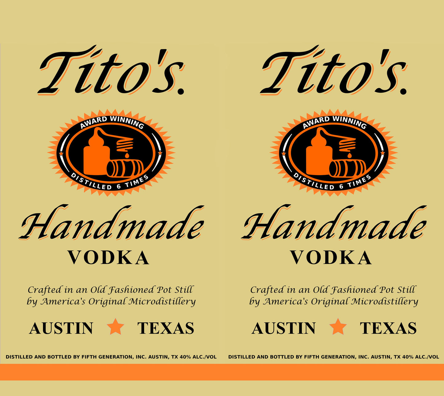 Tito Vodka Wine Tumbler