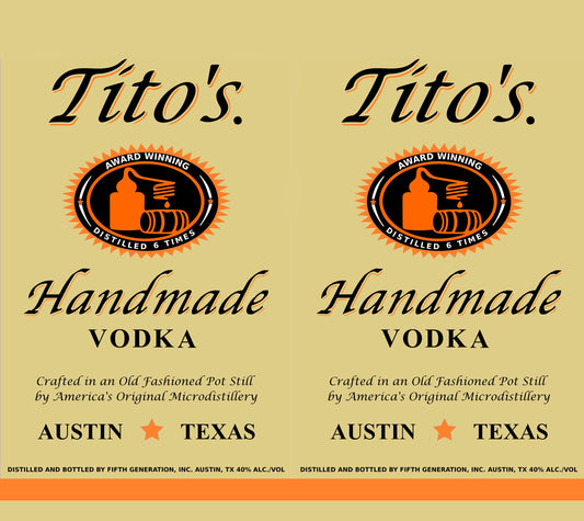 Tito Vodka Wine Tumbler
