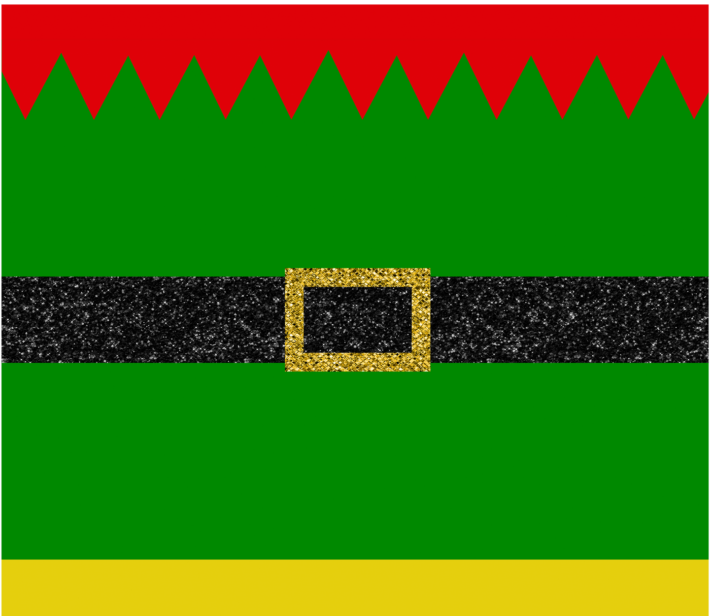 Elf With Glittery Belt Wine Tumbler