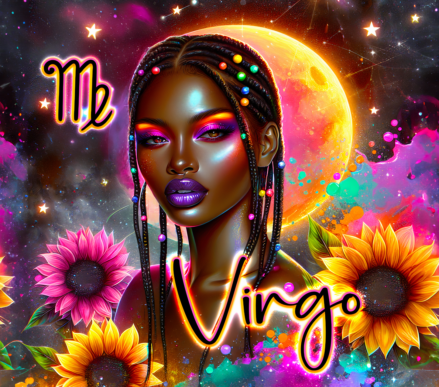 Virgo Queen Wine Tumbler