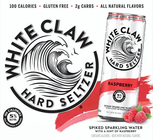 White Claw Hard Seltzer Raspberry Kids Tumbler