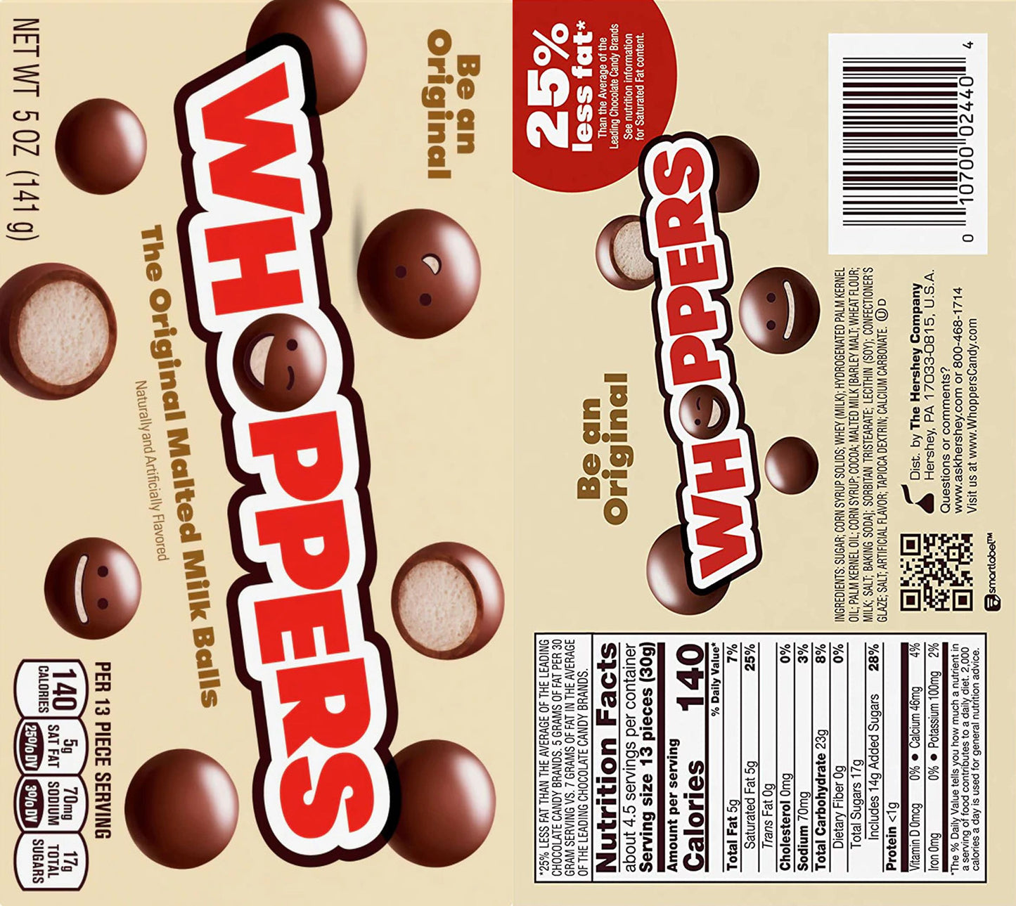 Whoppers The Original Malted Milk Balls Kids Tumbler